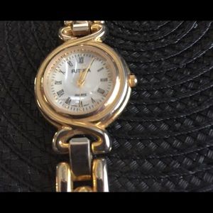 Petite Gold Tone Fashion Quartz Watch